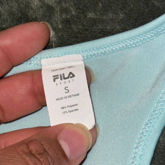 FILA Sport Racerback Tank Top Women's Size Small Light Blue Athletic Activewear - Picture 4 of 4